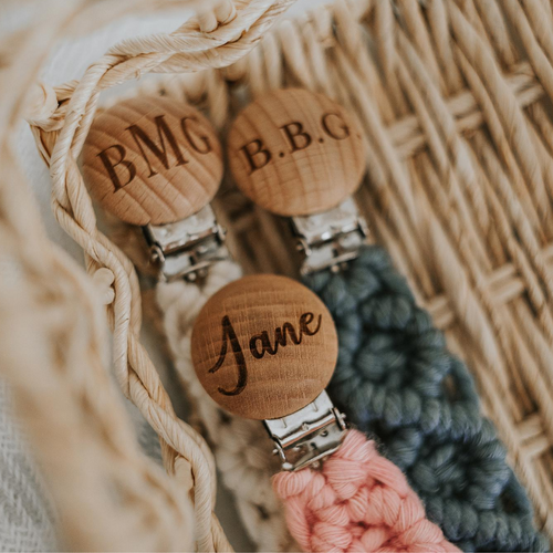 Personalized Boho Pacifier Chains