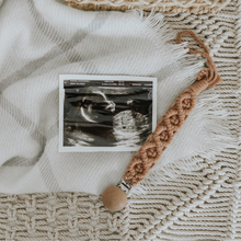Load image into Gallery viewer, Simple KHAKI Boho Pacifier Clip