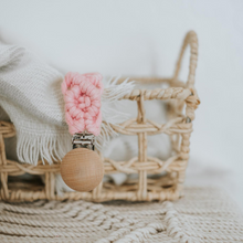 Load image into Gallery viewer, Simple ROSEBUD Boho Pacifier Clip