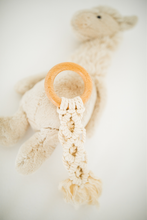 Load image into Gallery viewer, Long  Boho Macrame Teething Ring